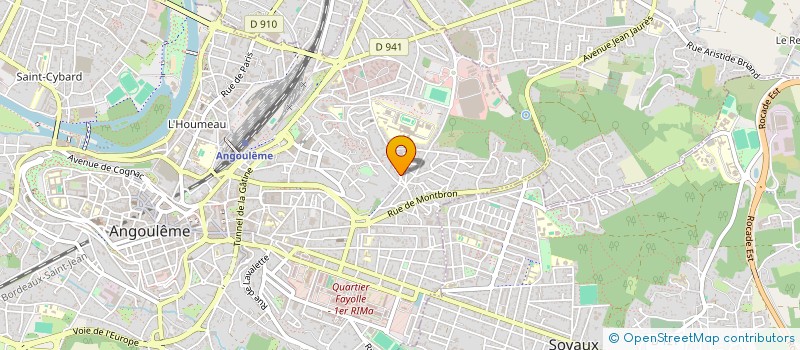 localisation de l'entreprise MADAME BRIGITTE LEMAIRE-BOURDIN à ANGOULEME