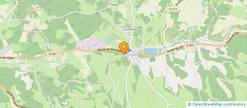 localisation de l'entreprise MADAME BRIGITTE LEMESLE  LE VIGAN