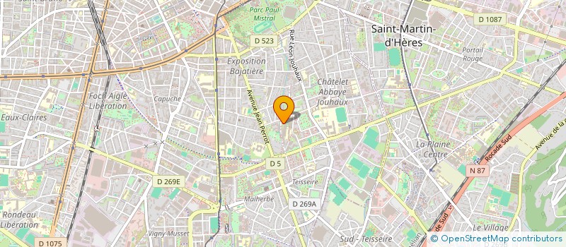 localisation de l'entreprise MADAME BRIGITTE LEMORT  GRENOBLE