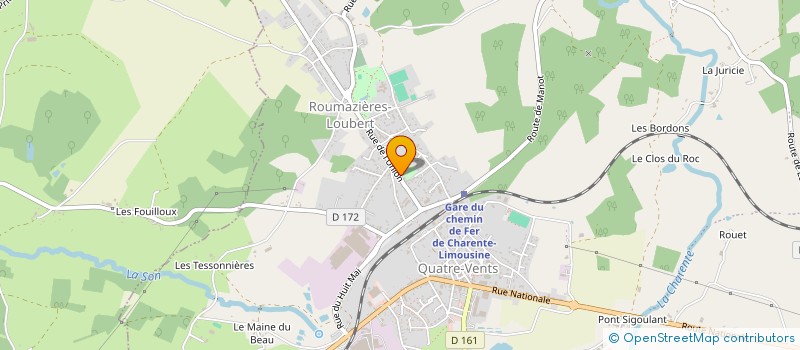 localisation de l'entreprise MADAME BRIGITTE LEONARD à TERRES-DE-HAUTE-CHARENTE