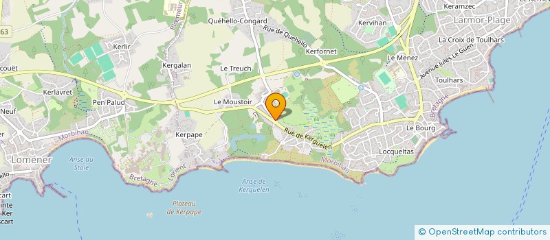 localisation de l'entreprise MADAME BRIGITTE LEPSATRE à LARMOR-PLAGE