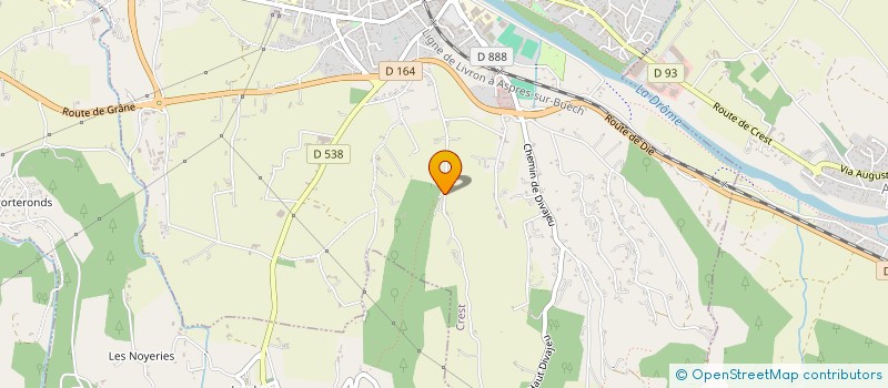 localisation de l'entreprise MADAME BRIGITTE LERIDON à CREST