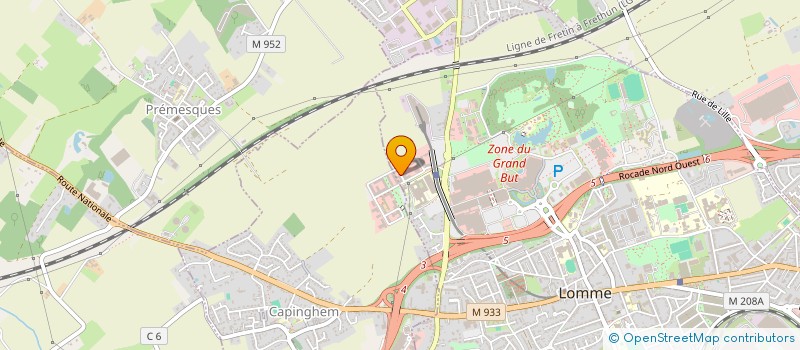 localisation de l'entreprise MADAME BRIGITTE LESAGE à LILLE