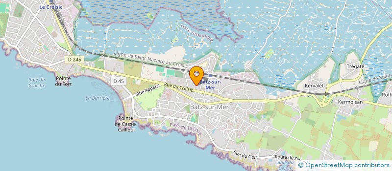 localisation de l'entreprise MADAME BRIGITTE LESCAUDRON  BATZ-SUR-MER
