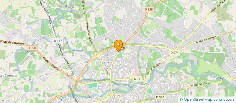 localisation de l'entreprise MADAME BRIGITTE LESSEUX à CARPENTRAS