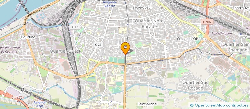 localisation de l'entreprise MADAME BRIGITTE LETELLIER à AVIGNON