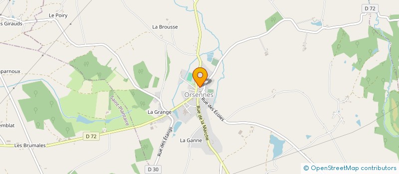 localisation de l'entreprise MADAME BRIGITTE LEVEL à ORSENNES