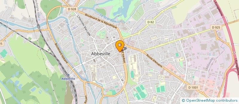 localisation de l'entreprise MADAME BRIGITTE LIEGE à ABBEVILLE