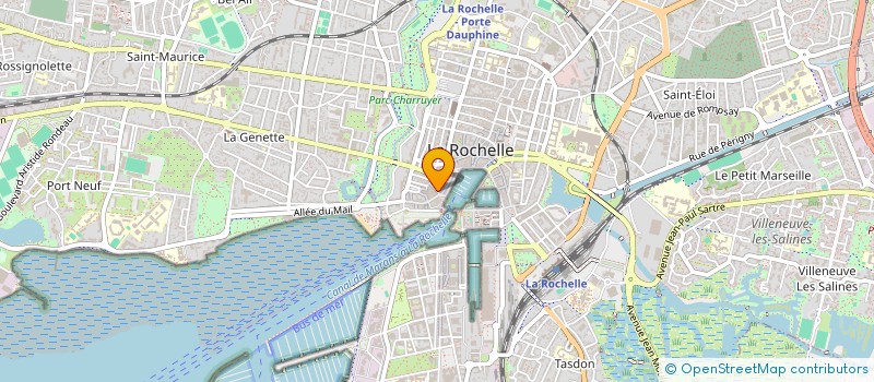 localisation de l'entreprise MADAME BRIGITTE LIGNER  LA ROCHELLE