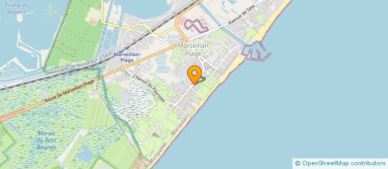 localisation de l'entreprise MADAME BRIGITTE LION à MARSEILLAN