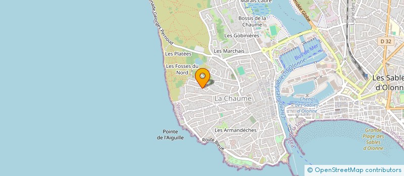 localisation de l'entreprise MADAME BRIGITTE LIRZIN à LES SABLES D'OLONNE