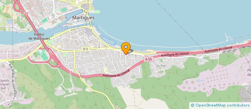 localisation de l'entreprise MADAME BRIGITTE LOCATELLI  MARTIGUES