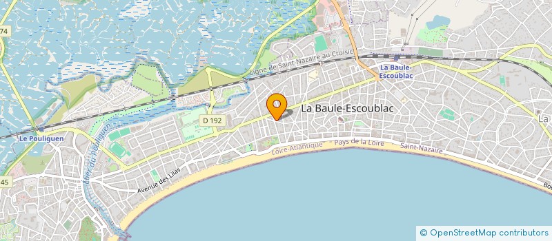 localisation de l'entreprise MADAME BRIGITTE LOCHELONGUE à LA BAULE-ESCOUBLAC