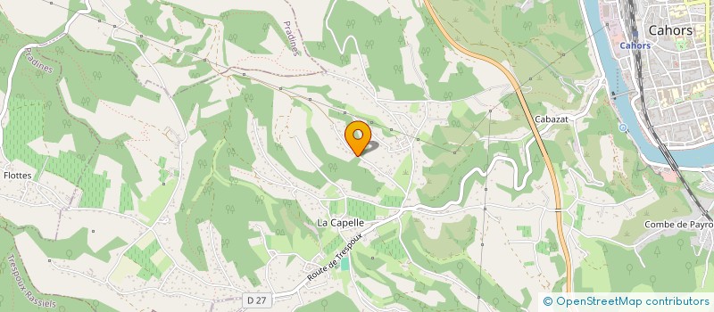 localisation de l'entreprise MADAME BRIGITTE LOPEZ  CAHORS