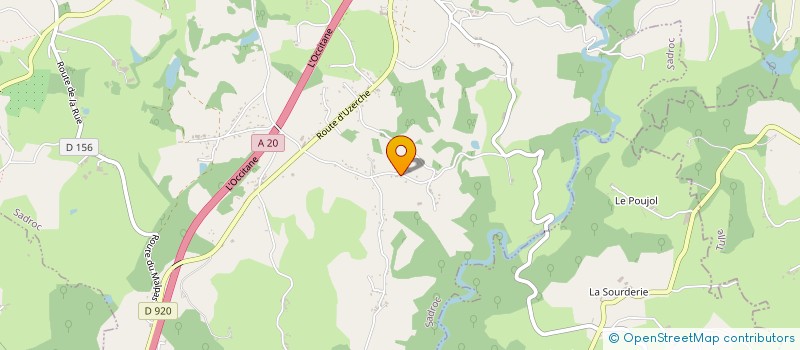 localisation de l'entreprise MADAME BRIGITTE LOUSTALOT  USSAC