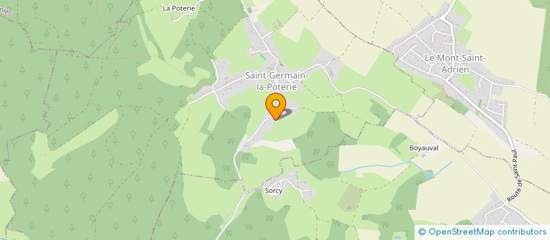localisation de l'entreprise MADAME BRIGITTE MABILLE  SAINT-GERMAIN-LA-POTERIE