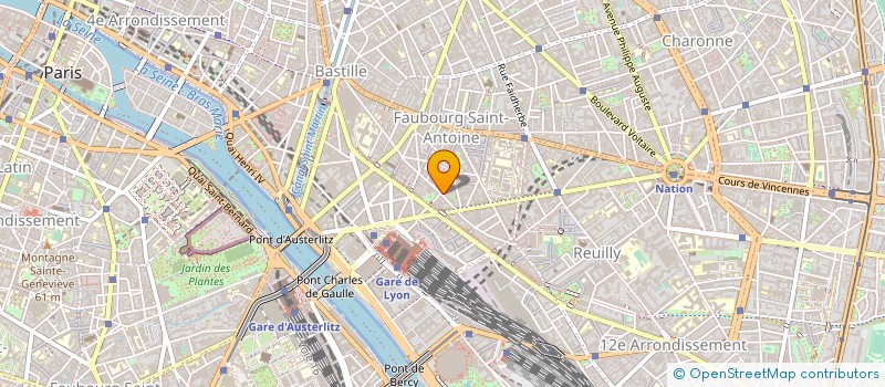 localisation de l'entreprise MADAME BRIGITTE MAINCENT à PARIS