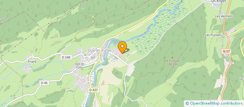 localisation de l'entreprise MADAME BRIGITTE MAITRUGUE  MONTPERREUX