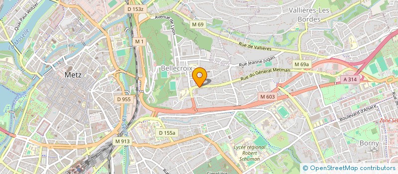 localisation de l'entreprise MADAME BRIGITTE MALNOURY  METZ