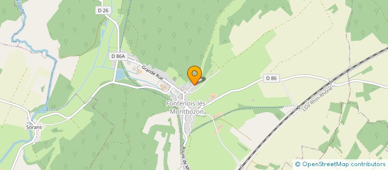 localisation de l'entreprise MADAME BRIGITTE MANGEON  MONTBOZON