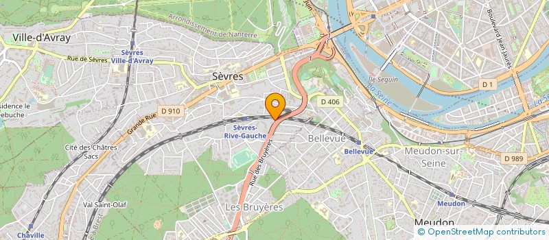 localisation de l'entreprise MADAME BRIGITTE MANGEOT à SEVRES