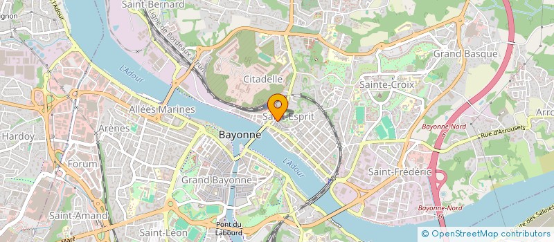 localisation de l'entreprise MADAME BRIGITTE MANZONI à BAYONNE