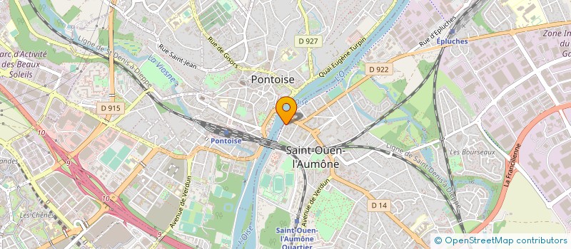 localisation de l'entreprise MADAME BRIGITTE MARCHAND à SAINT-OUEN-L'AUMONE