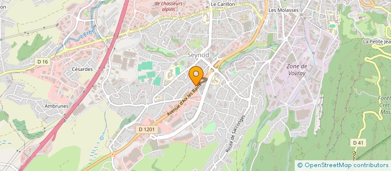 localisation de l'entreprise MADAME BRIGITTE MARIE FRECHOU à ANNECY