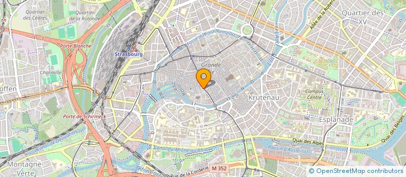 localisation de l'entreprise MADAME BRIGITTE MARINELLI à STRASBOURG