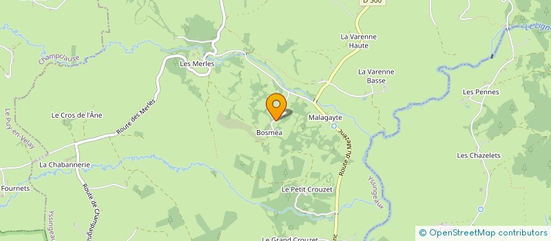 localisation de l'entreprise MADAME BRIGITTE MARION  MAZET-SAINT-VOY