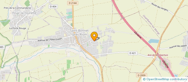 localisation de l'entreprise MADAME BRIGITTE MARMOITON  SAINT-BONNET-PRES-RIOM