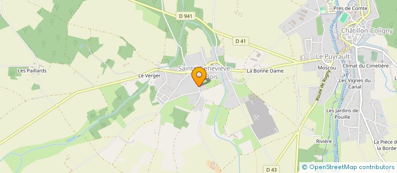 localisation de l'entreprise MADAME BRIGITTE MARTIN à SAINTE-GENEVIEVE-DES-BOIS