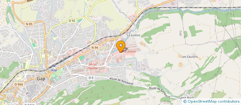 localisation de l'entreprise MADAME BRIGITTE MARTINE MARCELLIN  GAP