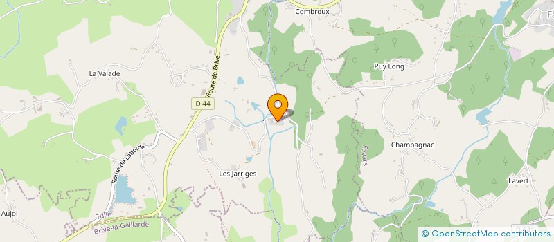 localisation de l'entreprise MADAME BRIGITTE MARTINE POIRIER  SAINT-GERMAIN-LES-VERGNES