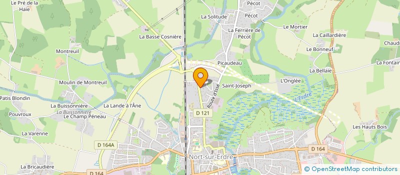 localisation de l'entreprise MADAME BRIGITTE MARY  NORT-SUR-ERDRE