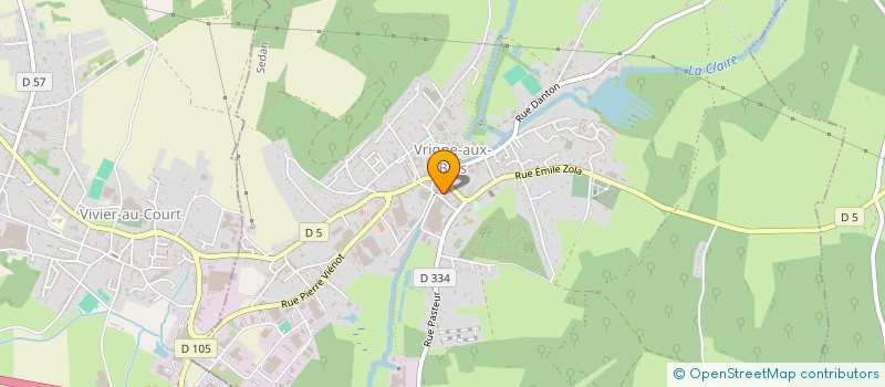 localisation de l'entreprise MADAME BRIGITTE MASSON  VRIGNE AUX BOIS