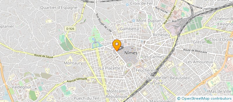 localisation de l'entreprise MADAME BRIGITTE MAURIN  NIMES