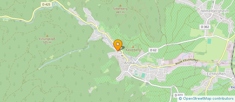 localisation de l'entreprise MADAME BRIGITTE MAURY  ANDLAU