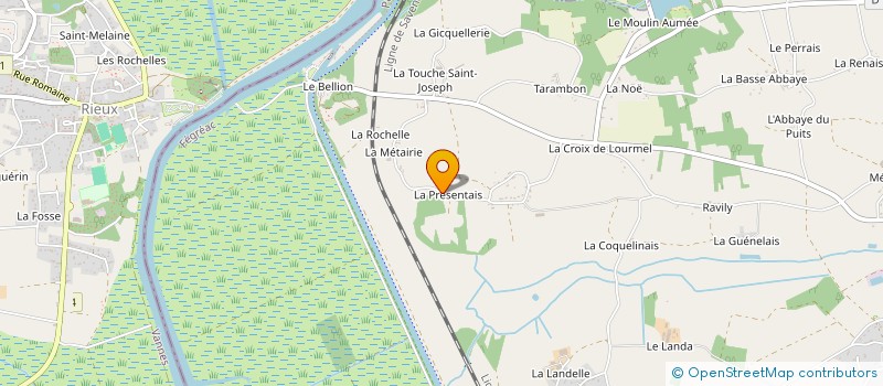 localisation de l'entreprise MADAME BRIGITTE MAYEUX  FEGREAC