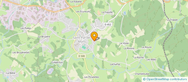 localisation de l'entreprise MADAME BRIGITTE MAYSONNIAL  SAINT-PAL-DE-MONS