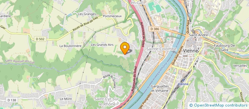 localisation de l'entreprise MADAME BRIGITTE MEFFRE  SAINTE-COLOMBE