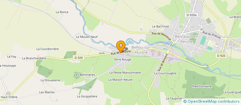 localisation de l'entreprise MADAME BRIGITTE MEGE à REMALARD-EN-PERCHE