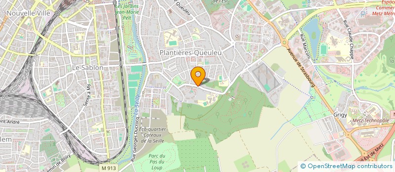 localisation de l'entreprise MADAME BRIGITTE MEILLER  SAINT-ETIENNE