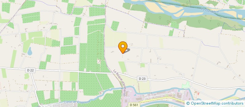 localisation de l'entreprise MADAME BRIGITTE MENTEUR  LA ROQUE D'ANTHERON