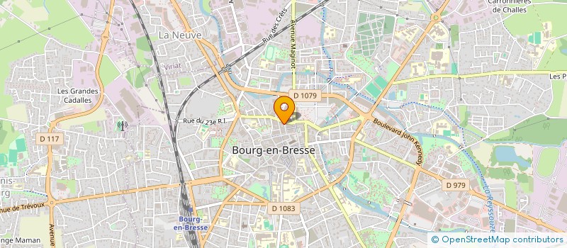 localisation de l'entreprise MADAME BRIGITTE MERCIER à BOURG-EN-BRESSE