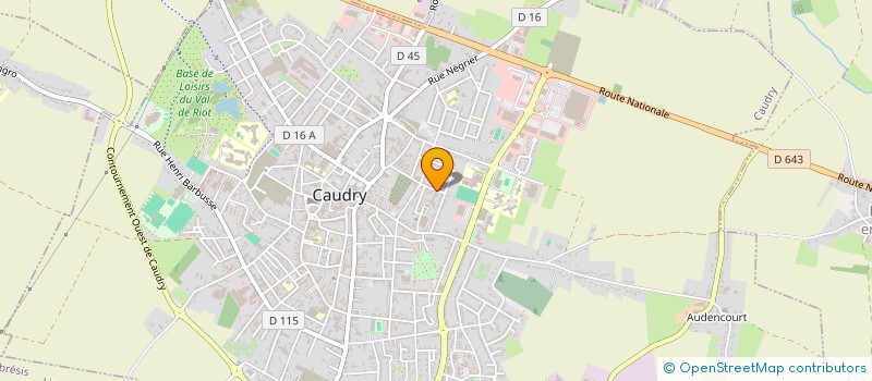 localisation de l'entreprise MADAME BRIGITTE MERCIER  CAUDRY
