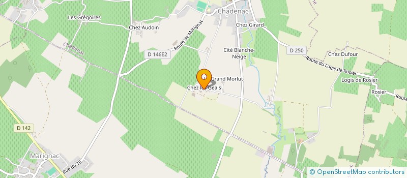 localisation de l'entreprise MADAME BRIGITTE METAYER  CHADENAC