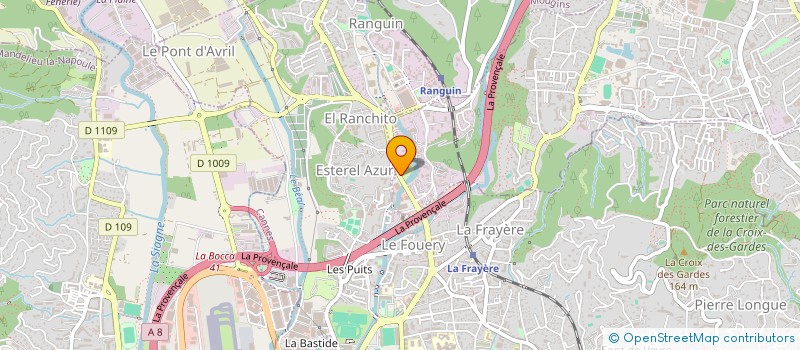 localisation de l'entreprise MADAME BRIGITTE MEURISSE à LE CANNET