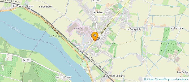 localisation de l'entreprise MADAME BRIGITTE MICHAUD  LA MENITRE