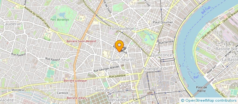 localisation de l'entreprise MADAME BRIGITTE MICHAUD à BORDEAUX